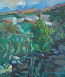 Arojeja (Tenerife), Olieverf, 50x41.5cm, 2001