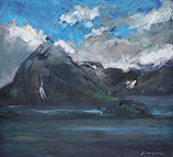 Lofoten II, Olieverf, 90x100cm, 2000