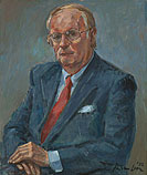 Portret W. Meijer, Olieverf, 63x53cm