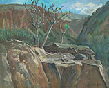 Lente Tenerife, Olieverf, 57.5x71cm