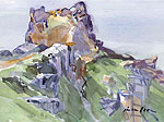 Eindpunt (Bretagne), onbekend, 30x40cm, 2000