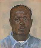De koerier, Olieverf, 32x37cm