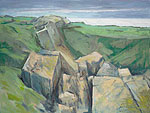 Omaha Beach, Olieverf, 150x200cm, 2001