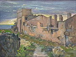 Ru?ne aan zee, Olieverf, 60x80cm