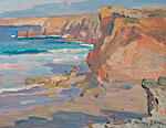 Sagres Portugal, Olieverf, 50x65cm