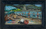 Playa, Olieverf, 12x21cm