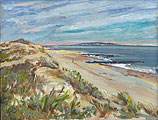 Noordzeestrand, Olieverf, 30x40cm