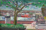 San Juan, Olieverf, 19.5x30cm, 2024