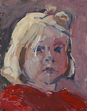 Anna-Marije, Olieverf, 25x19.5cm