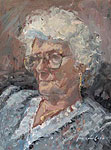 Moeder, Olieverf, 40x30cm