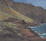 Baai, Tenerife, Olieverf, 50x57cm, 2005