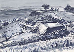 Landschap Tenerife 2, Tekening, 20x28cm, 2005