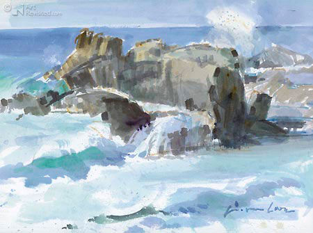 Basalt kust