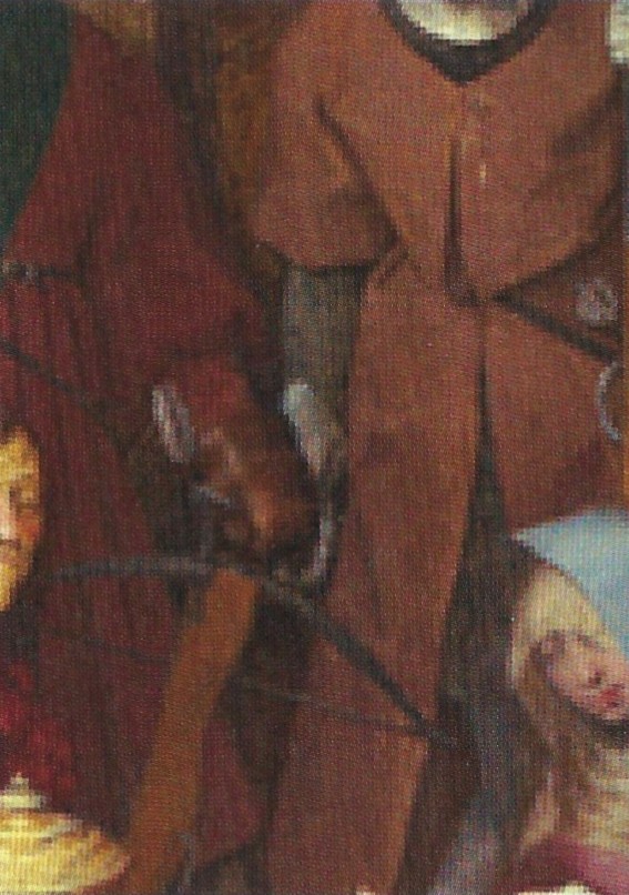 Detail in Breughels schilderij