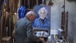 Jan van Loon portreteert Ton Meijer ((c)Tonikiproductions,2019)